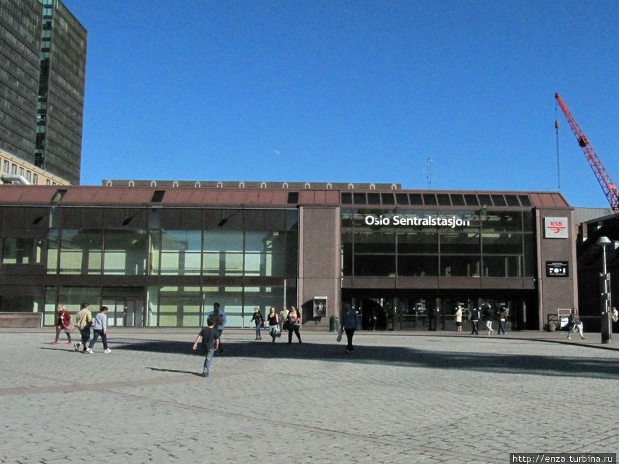Центральный вокзал Осло, тот самый Oslo S. Осло, Норвегия