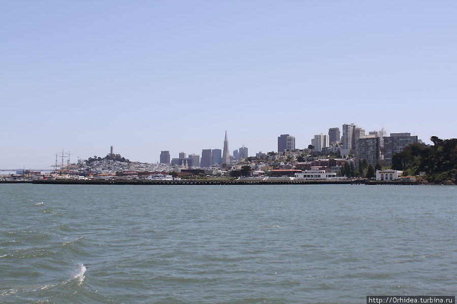Города США. Сан-Франциско. Золотые ворота и тюрьма Алькатрас Сан-Франциско, CША