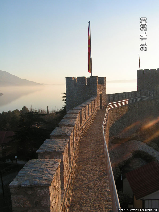 Вид со стены Охрид, Северная Македония