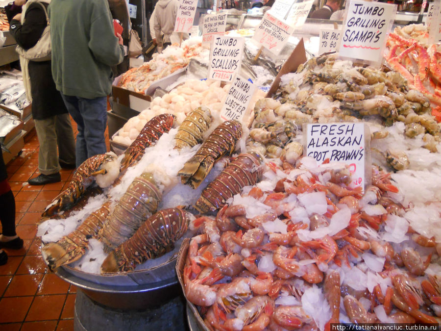 Pike Place Market. Seattle Сиэттл, CША