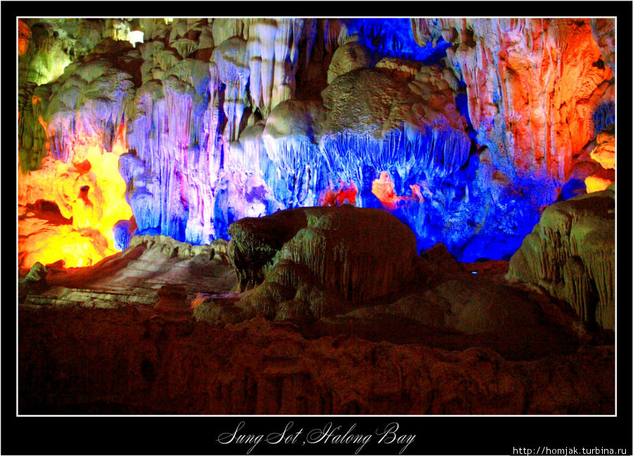 Пещера Сынг шот Халонг бухта, Вьетнам