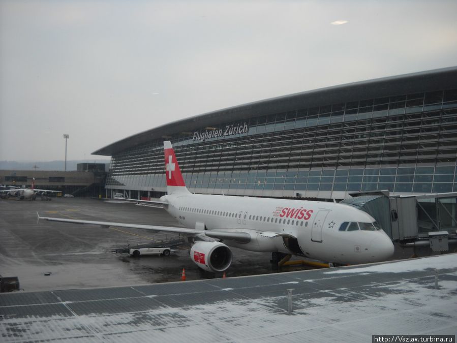 Перед посадкой в самолёт Цюрих, Швейцария