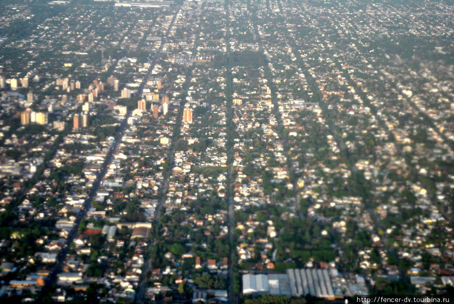 Большой Буэнос-Айрес с высоты птичьего полета Эзейза, Аргентина