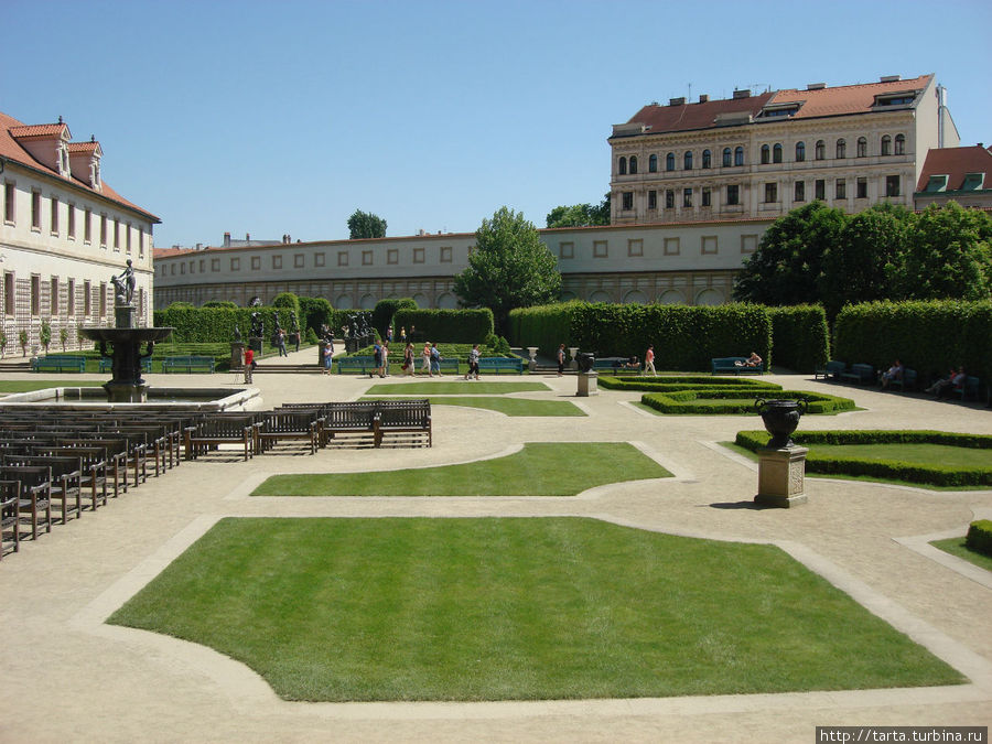 Вид со стороны сената Прага, Чехия