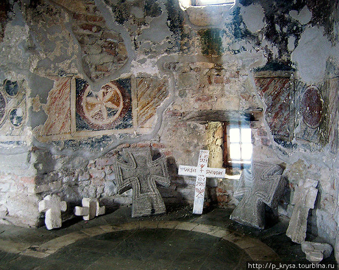 Остатки средневековых фресок Префектура Фиери, Албания