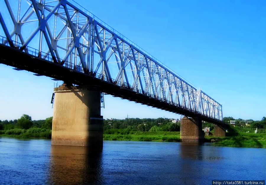 Железнодорожный мост Мозырь, Беларусь