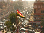 Движение в центре Джайпура. Штат Раджастан