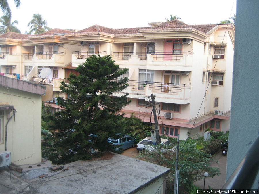 С балкона. Калангут, Индия