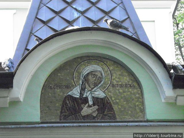 Ксения блаженная Петербургская часовня зимой