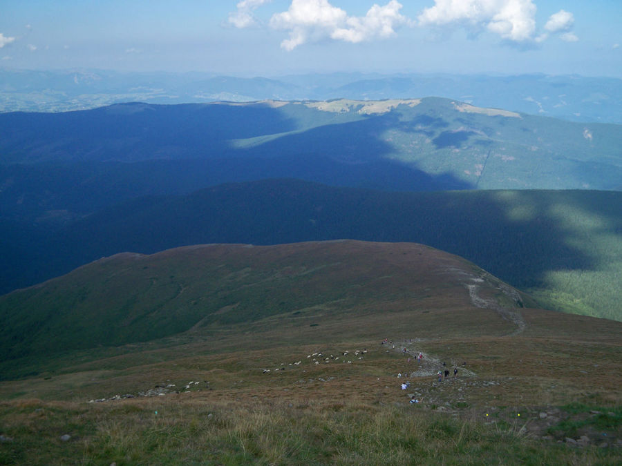 Вид с вершины Ивано-Франковск, Украина