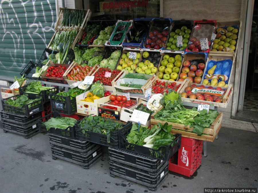 уличные овощи Милан, Италия