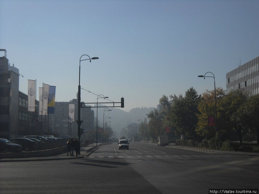 Туманная перспектива Сараево, Босния и Герцеговина