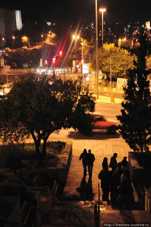 Вид на квартал Предместье Давида у подножия Цитадели. Иерусалим, Израиль