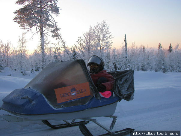 Бешенные финские снегоходы Уккохалла, Финляндия