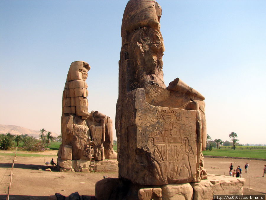 Колоссы Мемнона Египет