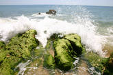 Удивительные зеленые валуны то исчезают, занесенные тоннами песка, то появляются снова. Эту фотографию сделала моя подруга Татьяна Шершнева.