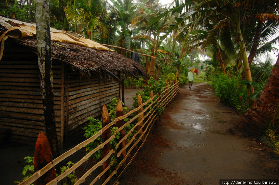 Деревенская улица Провинция Галф, Папуа-Новая Гвинея