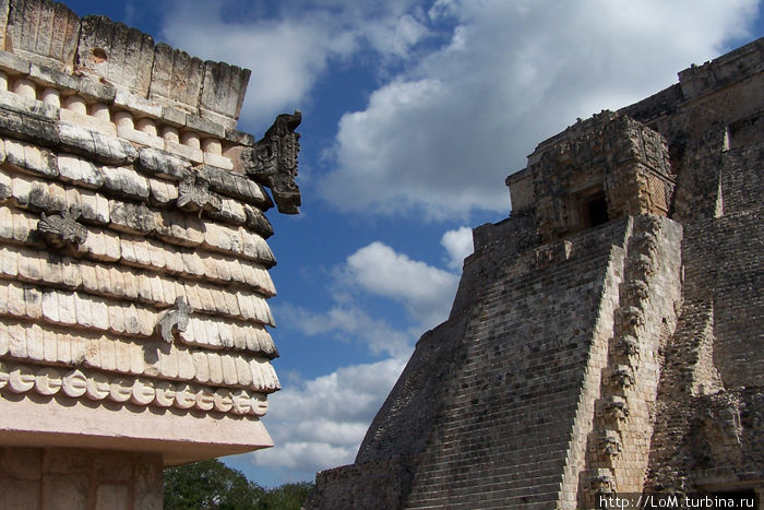 «Женский монастырь» и пирамида Волшебника Ушмаль, Мексика