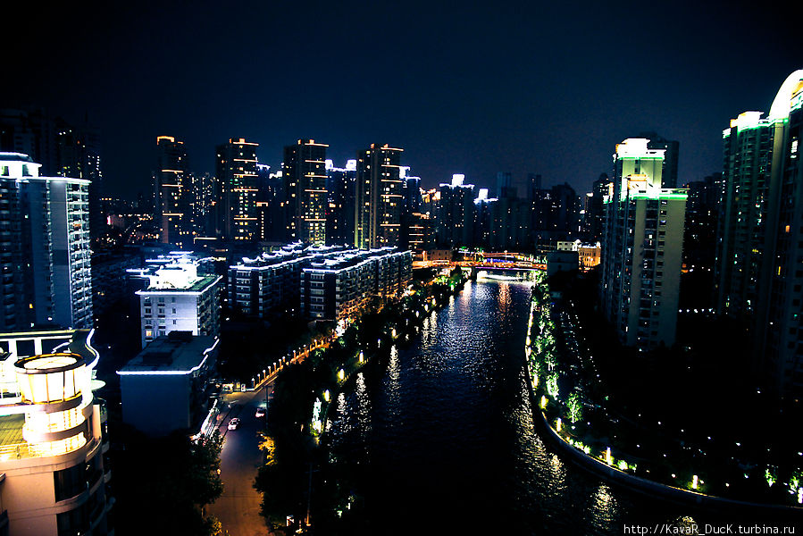 Вид с моего балкона в Шанхае Шанхай, Китай