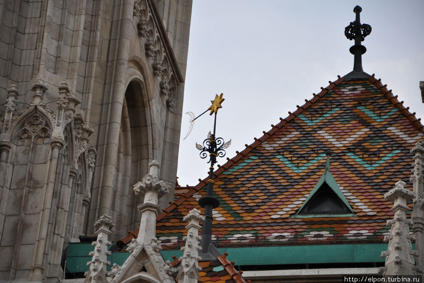Церковь Матьяша, детали Будапешт, Венгрия