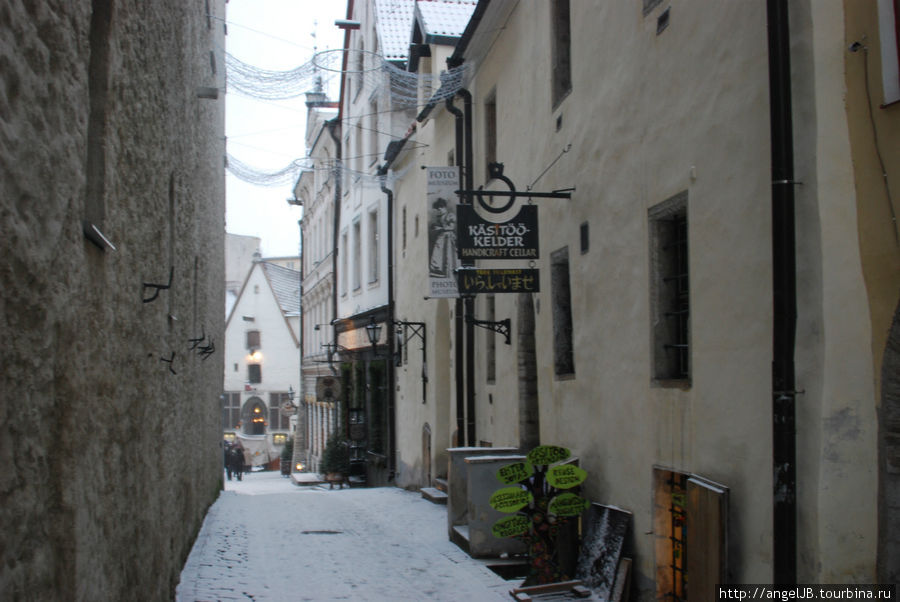 Только в Таллинне на Новый 2012 год был снег. Таллин, Эстония