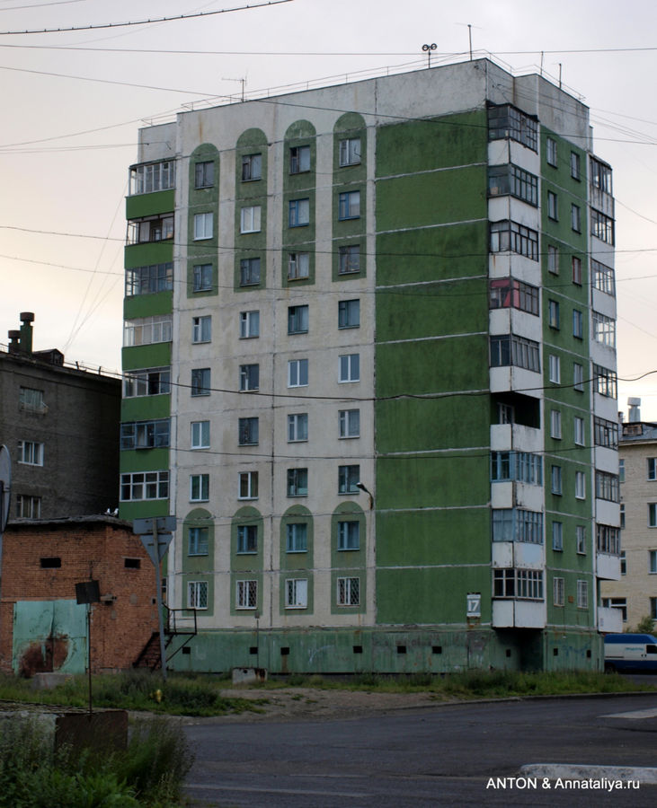Полуночное солнце - часть 1. Архитектура Дудинки Дудинка, Россия