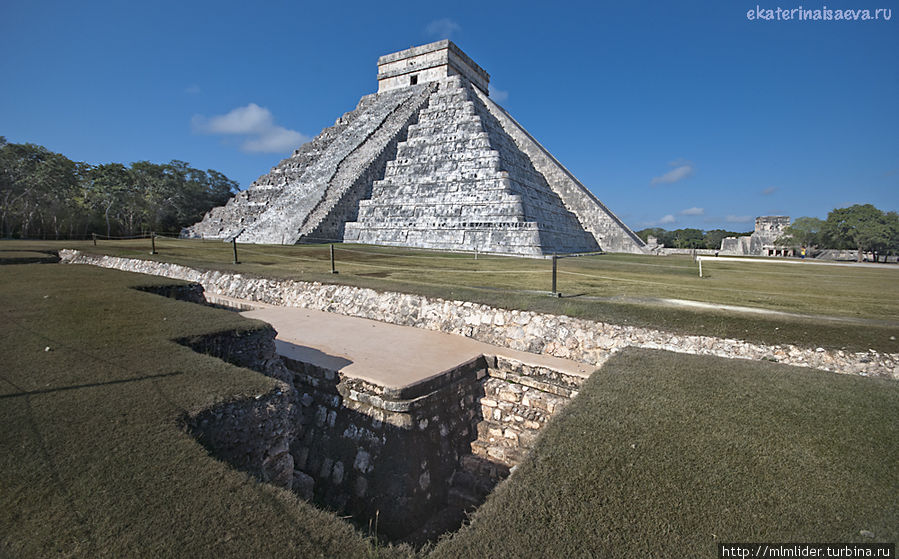 Сохранившиеся пирамиды от цивилизации Майя, ацтеков и тольтеков! Эта пирамида в пирамиде! И недавно нашли еще один слой под землей! Канкун, Мексика