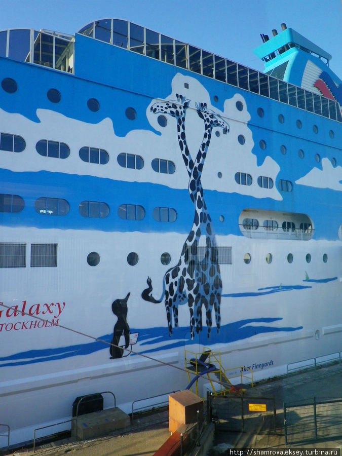 Рисунки на пароме Стокгольм, Швеция Рисунки на пароме Стокгольм, Швеция