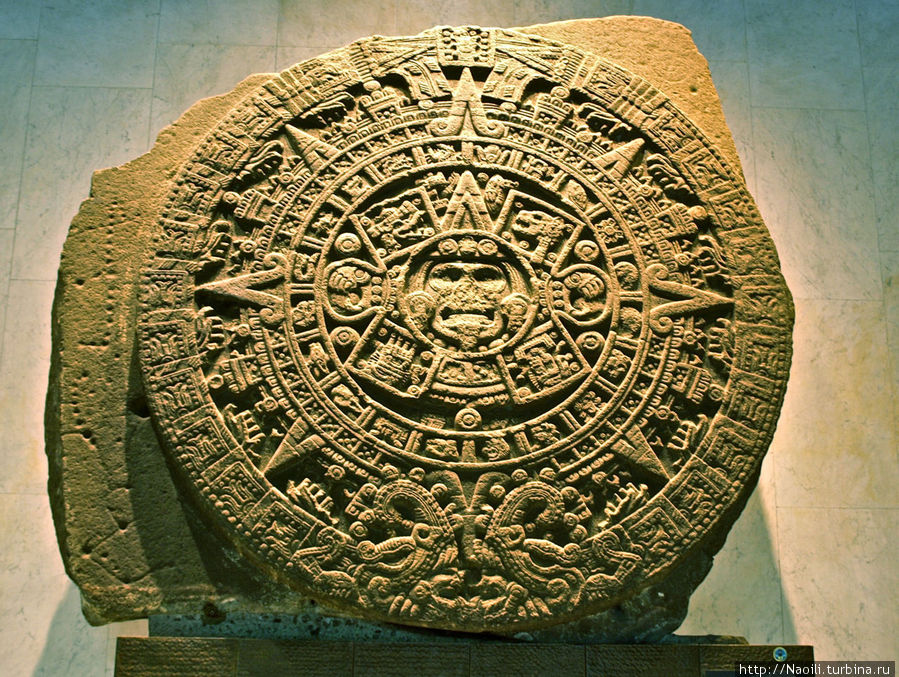 Миф о Пятом Солнце и Календарь Ацтеков Мехико, Мексика