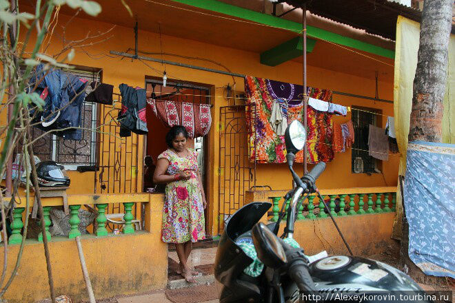 А здесь стирают вещи Штат Карнатака, Индия
