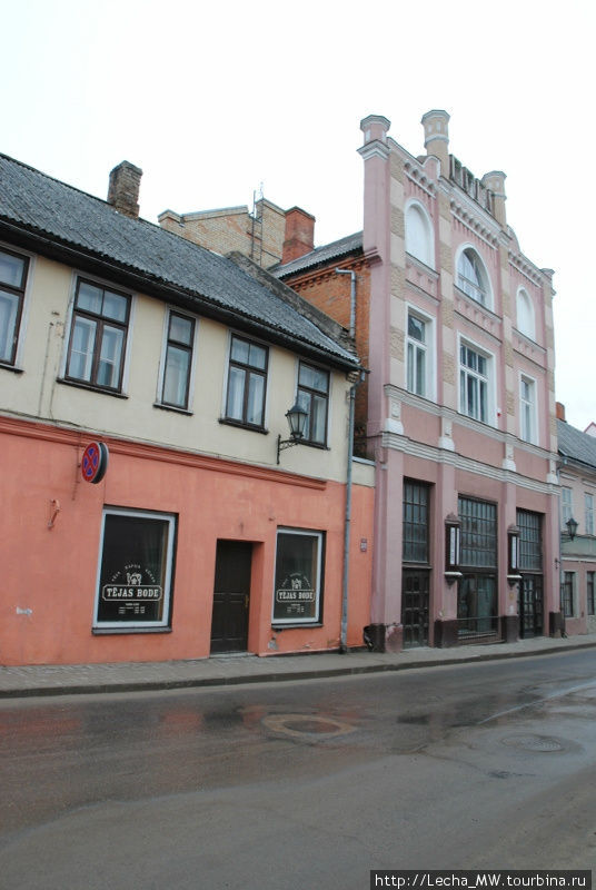 Улица в Кандаве Кулдига, Латвия