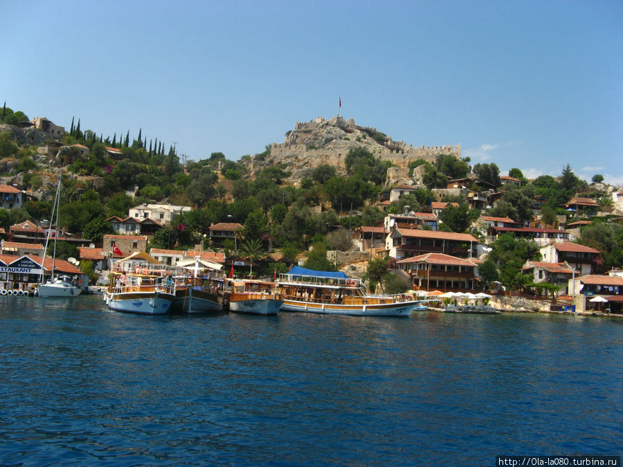 Затонувший город Остров Кекова, Турция