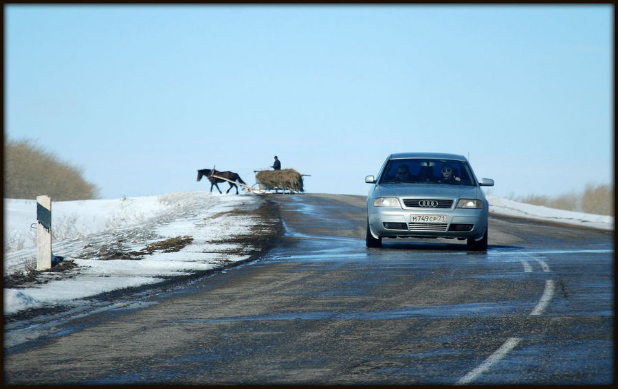 Где-то на трассе в области Тульская область, Россия