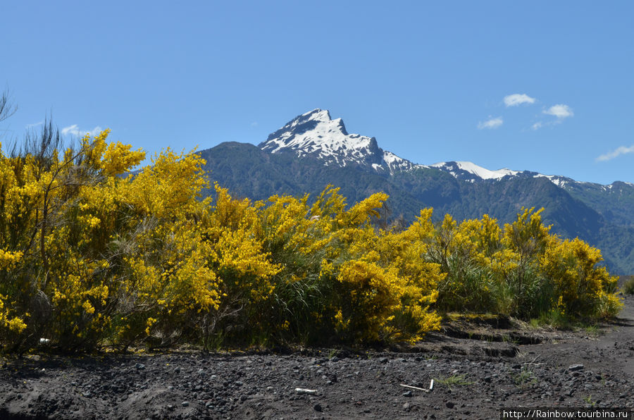 А это вовсе не вулкан, а шапки гор Висенте Перес Росалес Национальный Парк, Чили