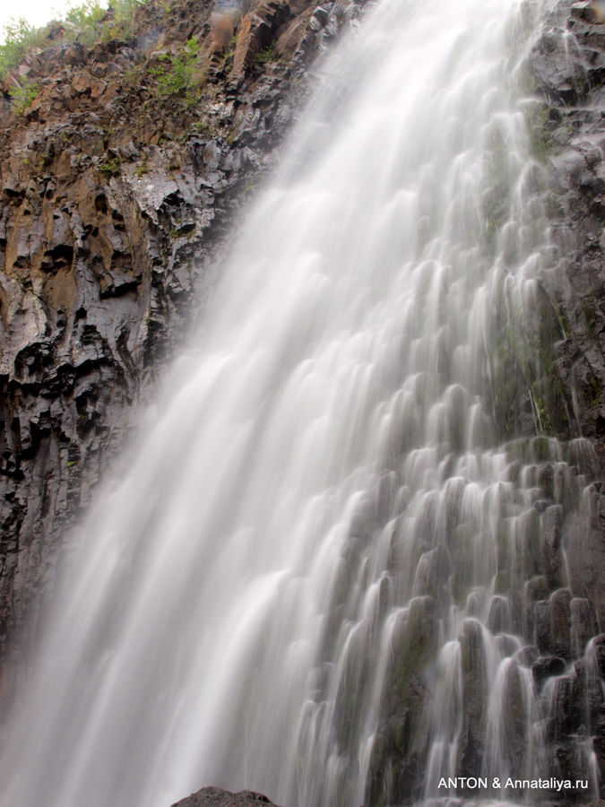 Ну, и наконец, сам водопад! Озеро Лама, Россия