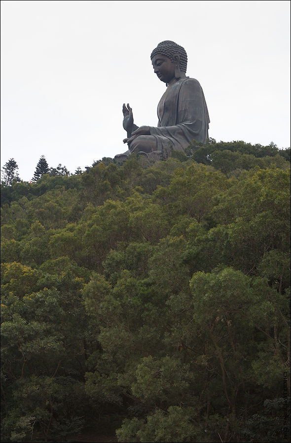 Остров Лантау:  Большой Будда и канатка Остров Лантау, Гонконг