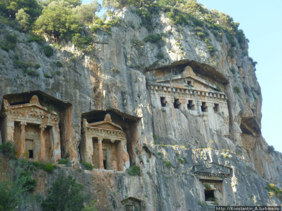 гробницы в скалах3 Кёйджегиз, Турция
