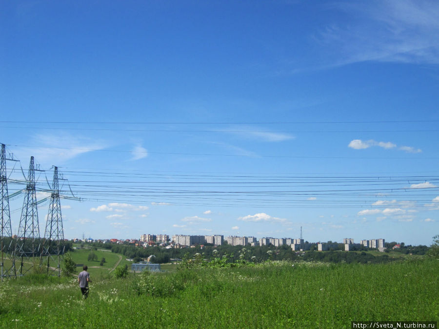 Вид на поселок Богородское из села Выпуково Богородское, Россия