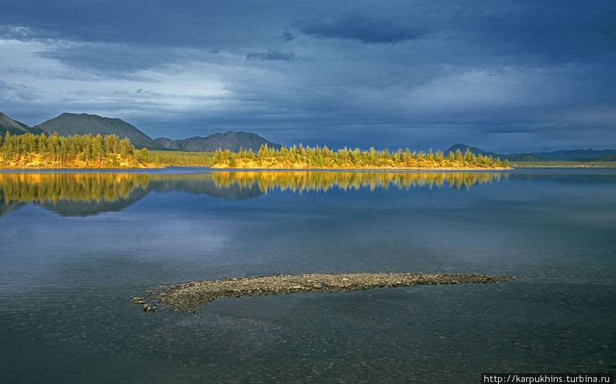 Пейзажи озера Малый Дарпир Озеро Малый Дарпир, Россия