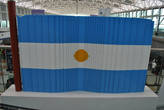 Аргентинский флаг из Лего в новом терминале