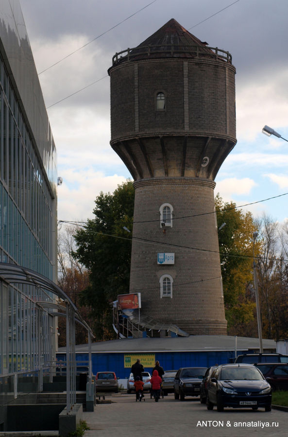 Старая водонапорная башня. Серпухов, Россия