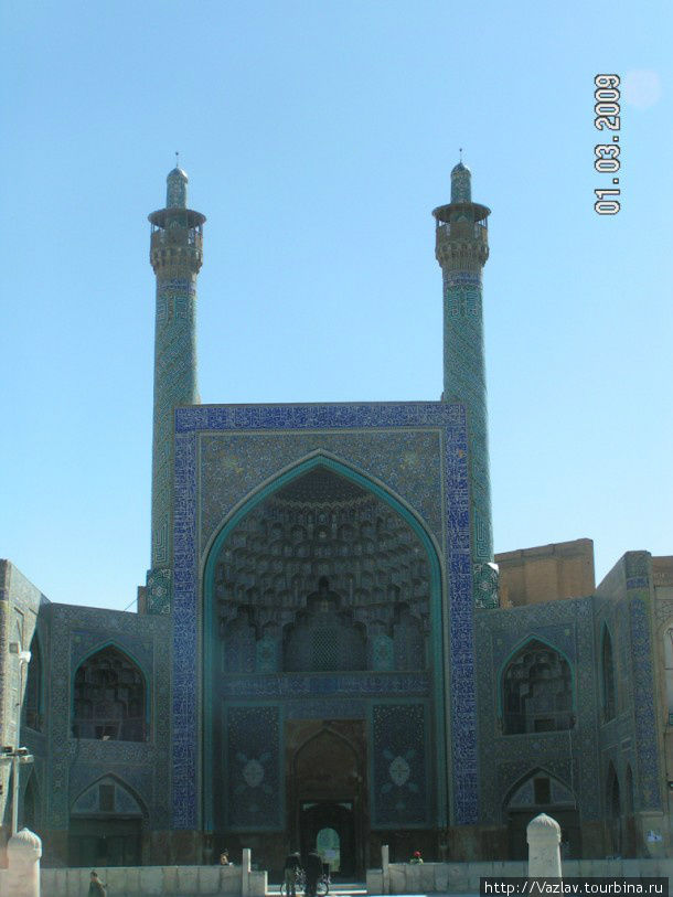 Внешний вид мечети Исфахан, Иран