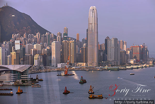 Гонконг утром Китай