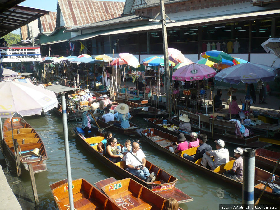 Плавучий рынок Канчанабури, Таиланд