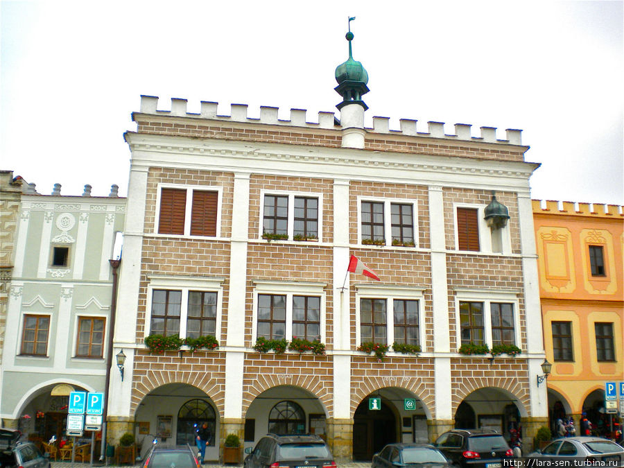 Телч, здание ратуши. Телч, здание ратуши.