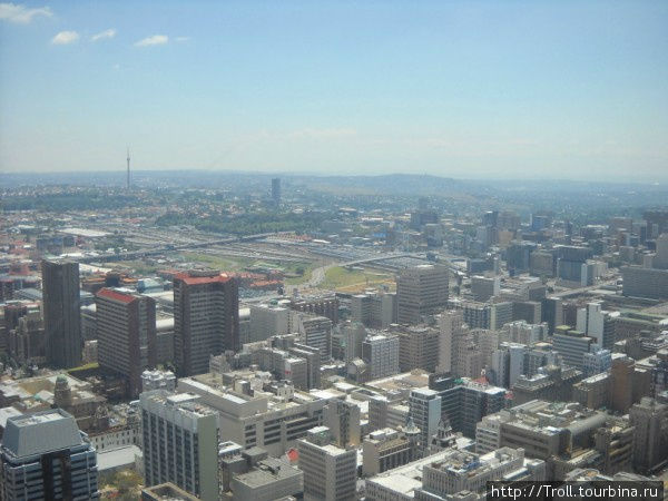 Вид с вершины Африки Йоханнесбург, ЮАР