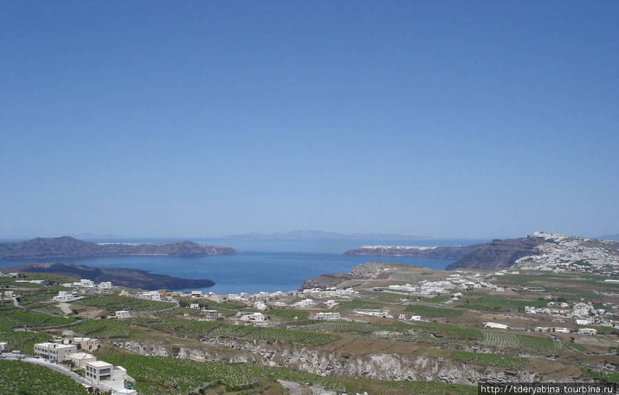 Вот она — подкова Санторини Остров Санторини, Греция