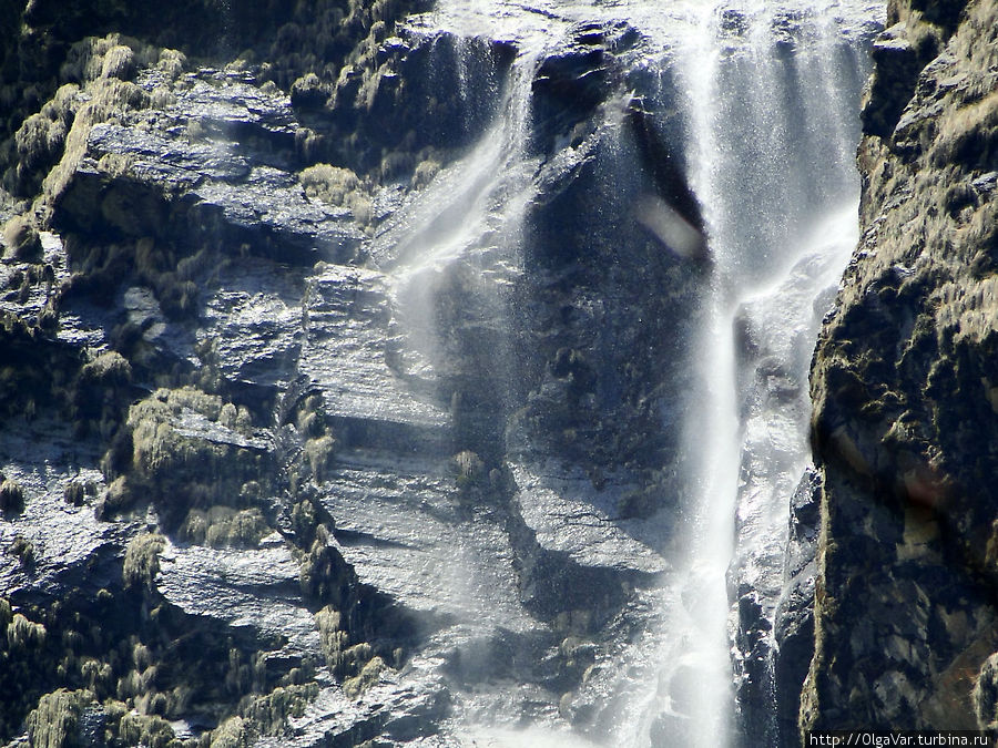 Горный водопад Национальный парк Аннапурны, Непал