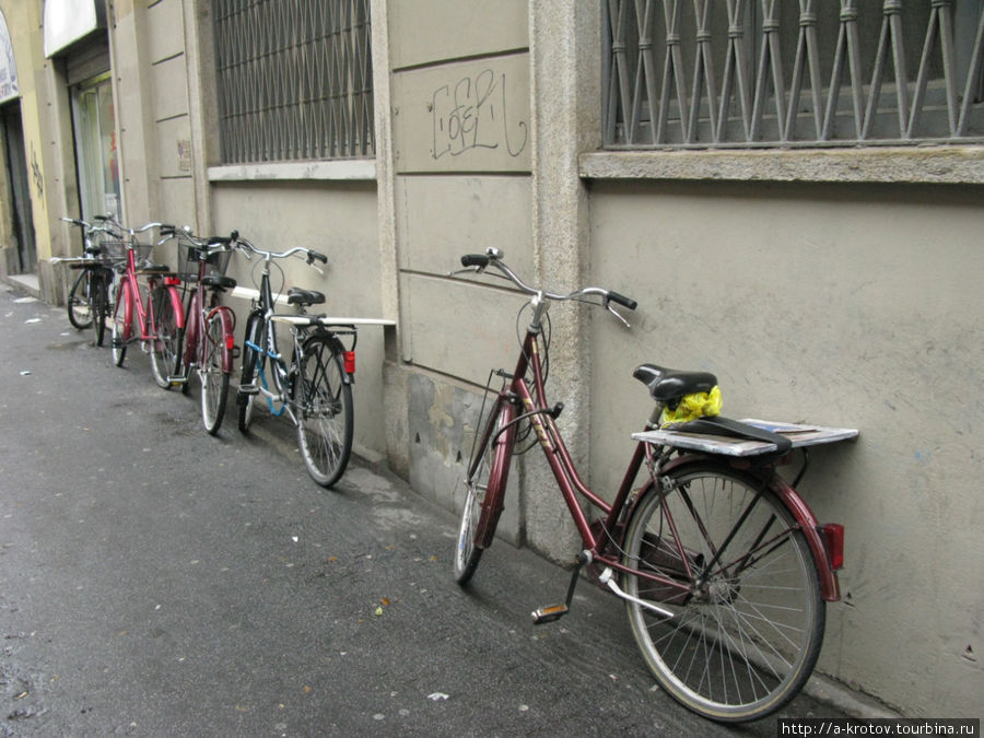грузовые велосипеды китайцев Милан, Италия