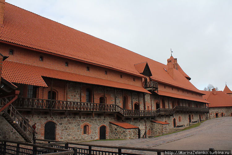 Тракайский замок в будни Тракай, Литва